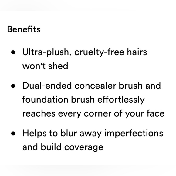 IT Airbrush Dual Ended Flawless Complection Concealer & Foundation Brush#132 - Picture 7 of 8